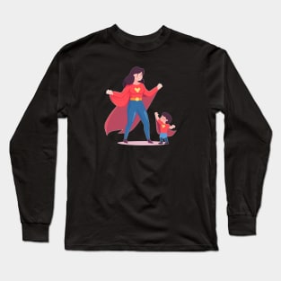 SUPER MOM Long Sleeve T-Shirt